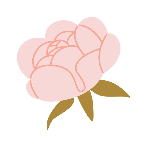 Vektor die rose bud icon