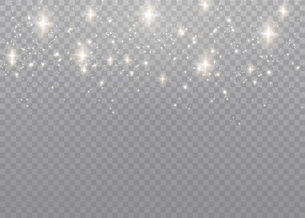 Die Staubfunken und goldenen Sterne leuchten mit besonderem Licht.