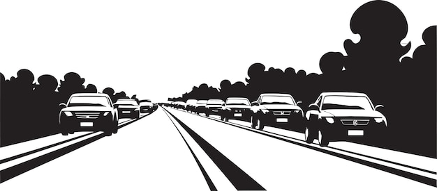 Die Straßenverkehrsstrategien für den Umgang mit langen Staus
