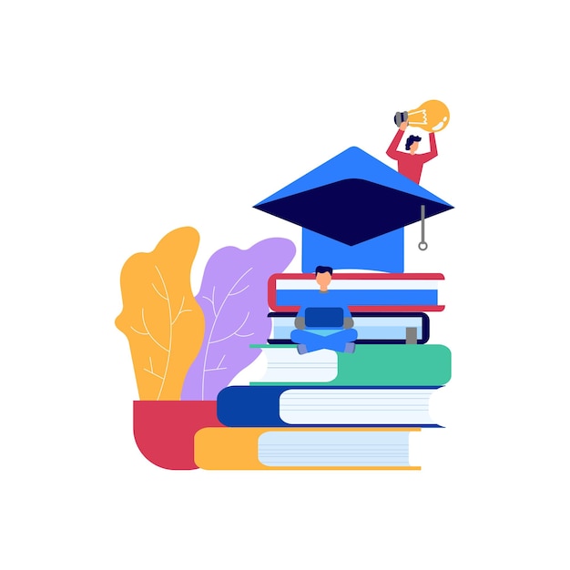 Die Studierenden studieren für einen Abschluss