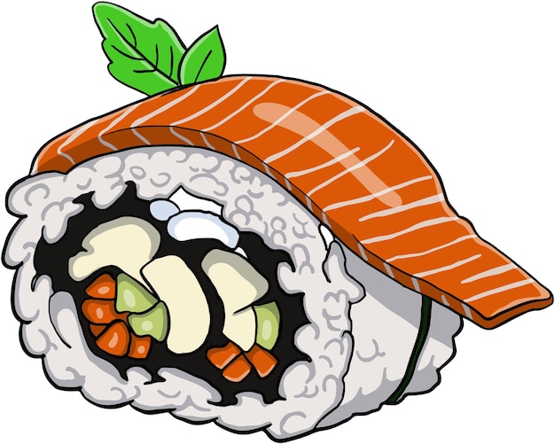 Die Sushi-Rolle