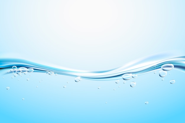 Die Textur des Wassers veranschaulicht