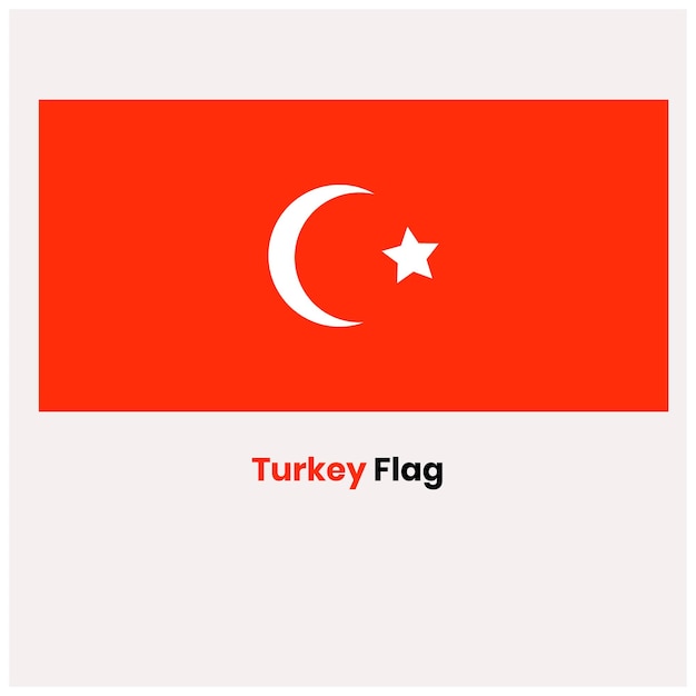 Die Türkei-Flagge