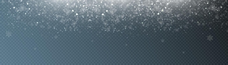 Vektor die wirkung eines fabelhaften magischen winterschneesturms. weihnachtsschneehintergrund. windstrudel mit snowfl