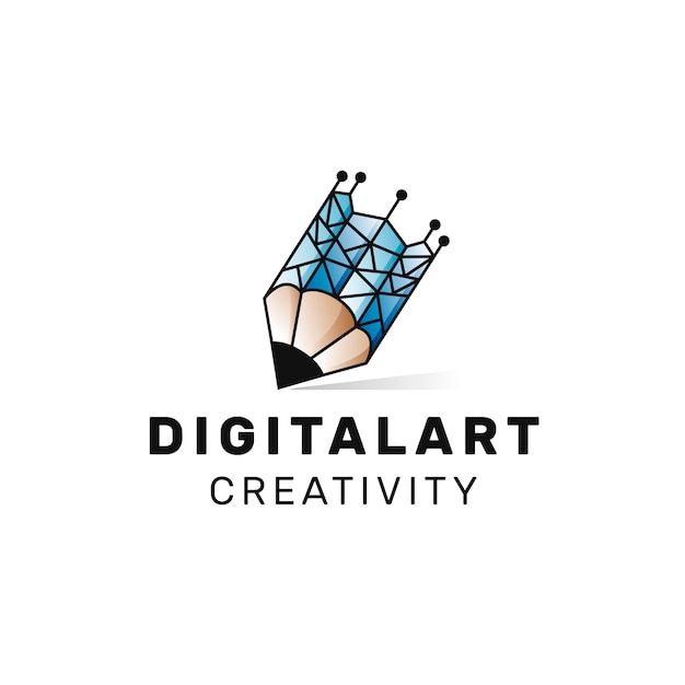 Digital art logo