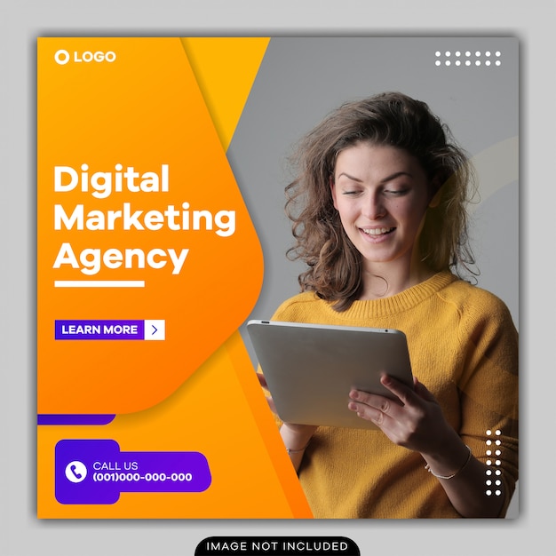 Digital Business Marketing Social Media Post