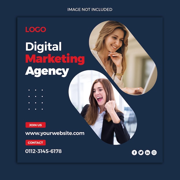 Digital-marketing-agentur nach vorlage-design