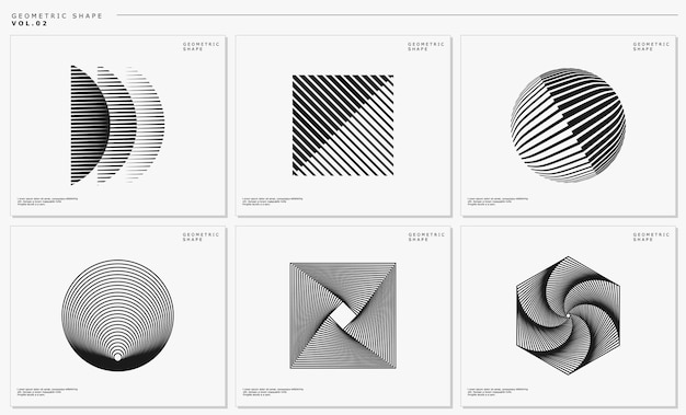 Digitale abstrakte Mischlinien Logo-Design-Grafik.