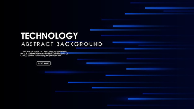 Digitale Technologie-Streams Ultraschnelllinien Seitenhintergrund