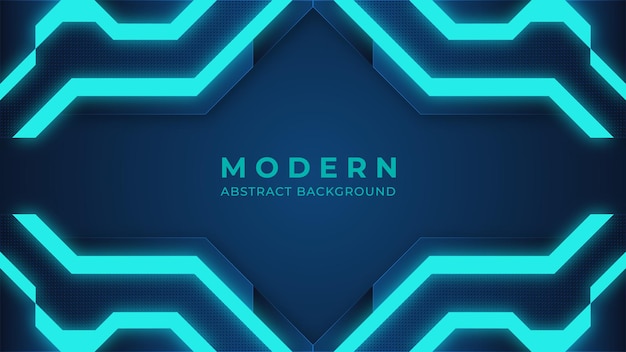 Digitaler Hintergrund der blauen abstrakten modernen Hintergrundbeleuchtung