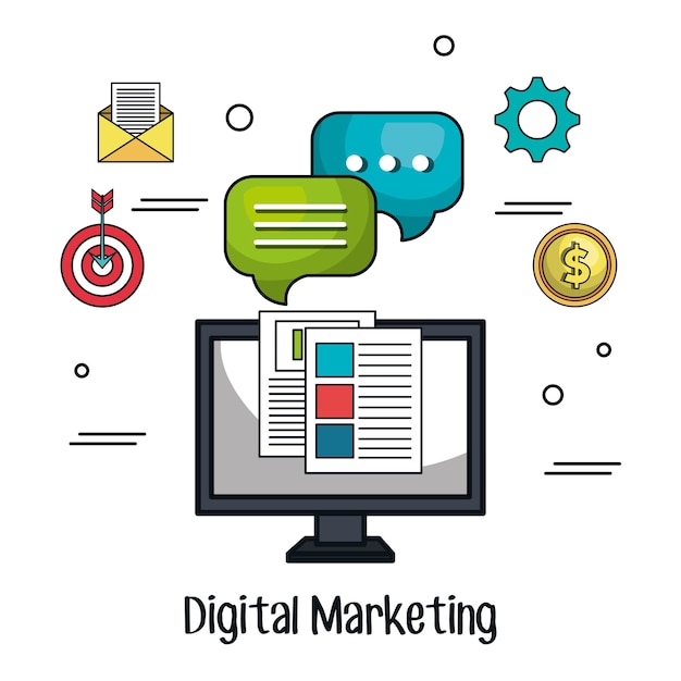 Digitaler marketing-e-commerce