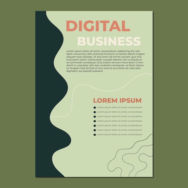 Digitales Business-A4-Poster