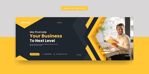 Digitales Marketing-Facebook-Cover und Webbanner-Social-Media-Vorlage