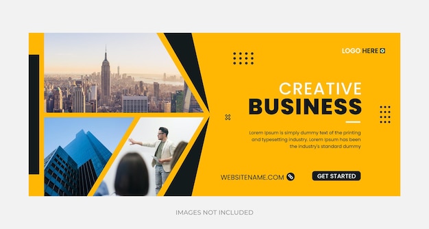 Digitales Marketing Social Media Facebook-Cover-Banner-Vorlage