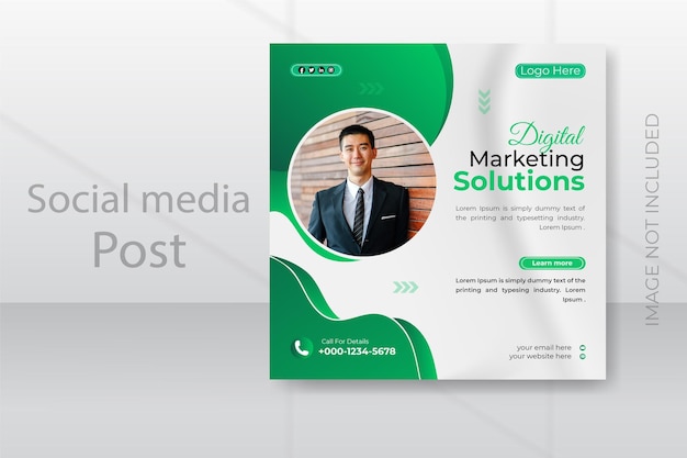 Digitales Marketing Social Media Post Web Banner Design