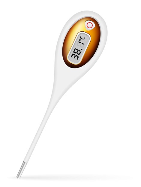 Vektor digitales thermometer