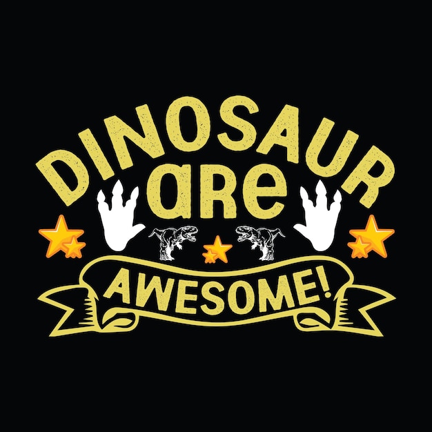 Dinosaurier-t-shirt-design, dinosaurier-typografie, dinosaurier-bezogene zitatelemente, t-shirt-design