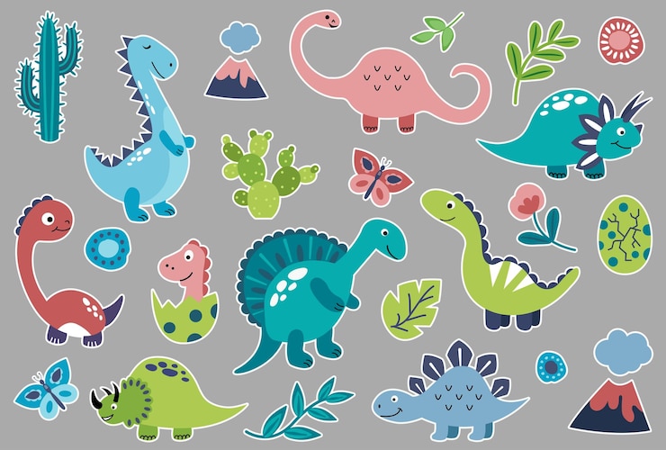 Vektor dinozavry
