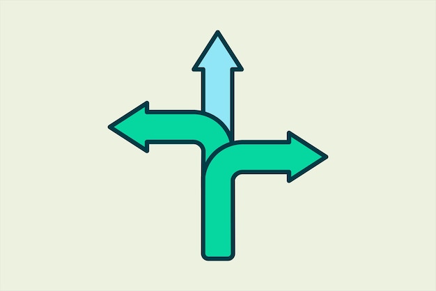 Direction icon icon related to UI elements suitable for web site app user interfaceselement printable etc flat line icon style simple vector design editable