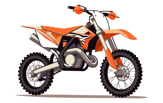 Dirt-bike-extremsport-vektorillustration