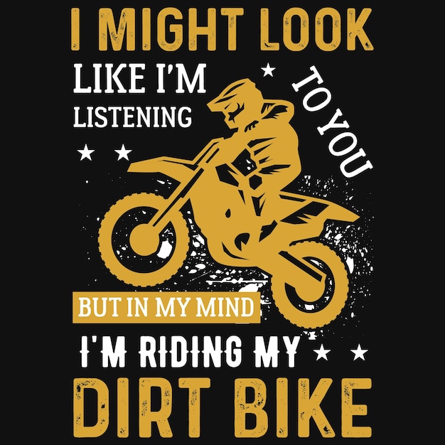 Dirt-Bike-Fahrer-T-Shirt-Design