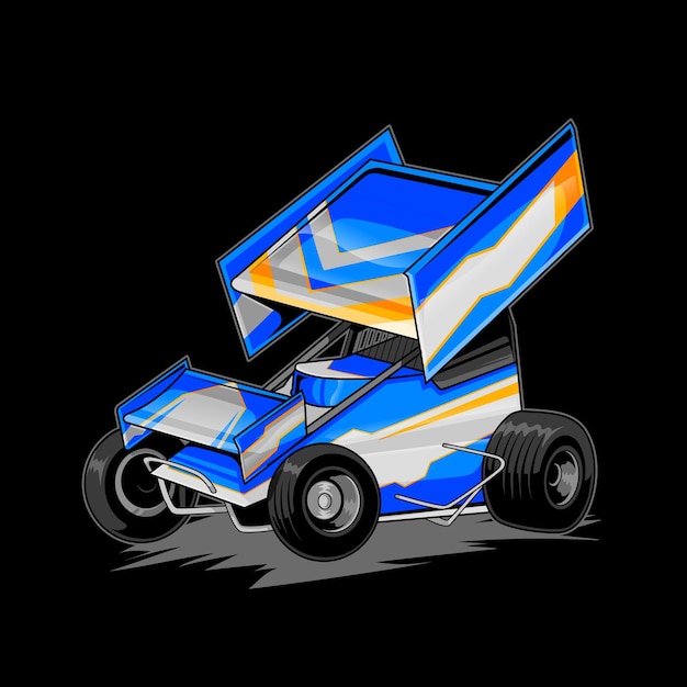 Dirt car t-shirt midget car dort auto