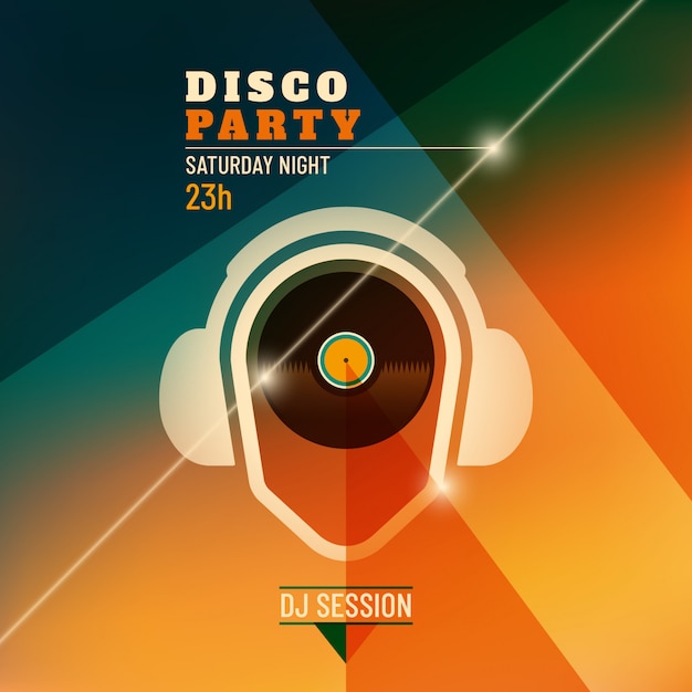 Disco-party-hintergrund