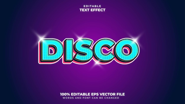 Disco-Texteffekt