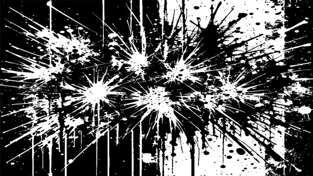 Distressed Overlay Texture Abstract Rauer Schwarz-Weiß-Vektor-Grunge-Hintergrund