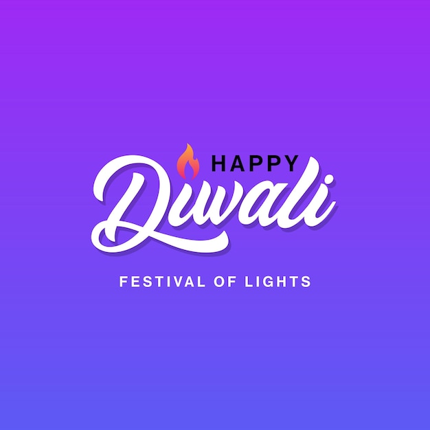Diwali. Happy Diwali Wishing Card minimales Design mit Feuerwerkskörpern und Lampen.