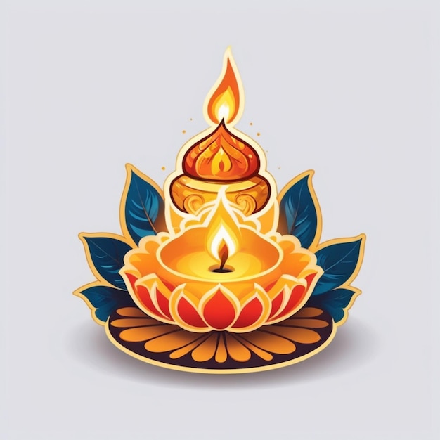 Diwali-Kartoon-Vektor-Hintergrund