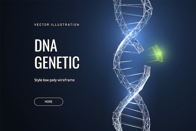 Dna-krankheitskonzept.