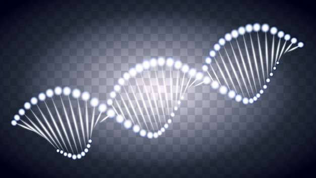 DNA-Lichtspureneffekt.