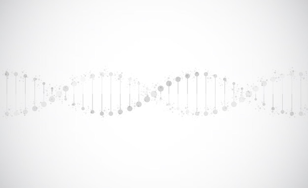 DNS. Medizinische Wissenschaft genetische Biotechnologie Chemie Biologie Konzept der Innovationstechnologie