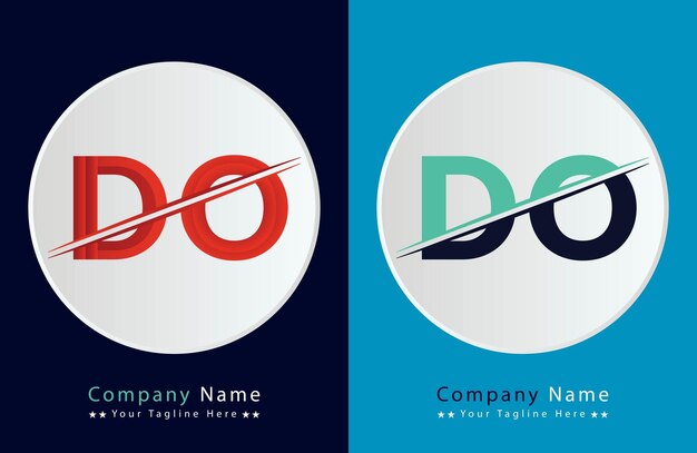 Vektor do buchstaben-logo-vorlage illustrationsdesign