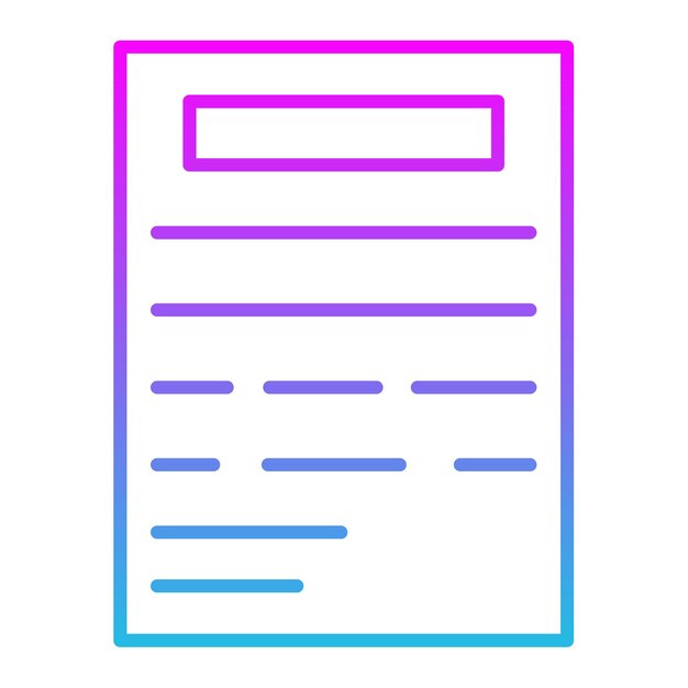 Vektor document icon