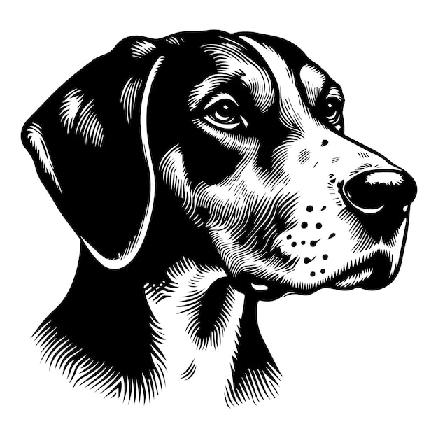 Vektor dog vector design ist ein illustrationsdesign.