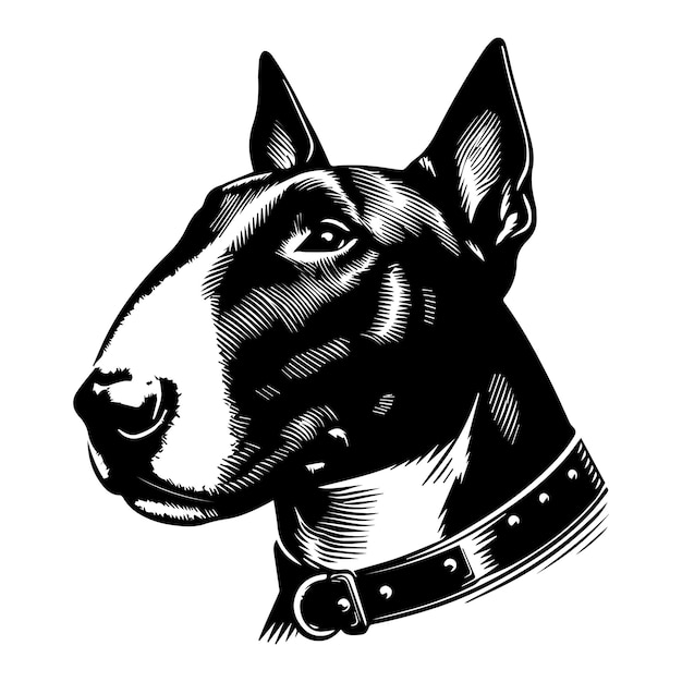 Vektor dog vector design ist ein illustrationsdesign.