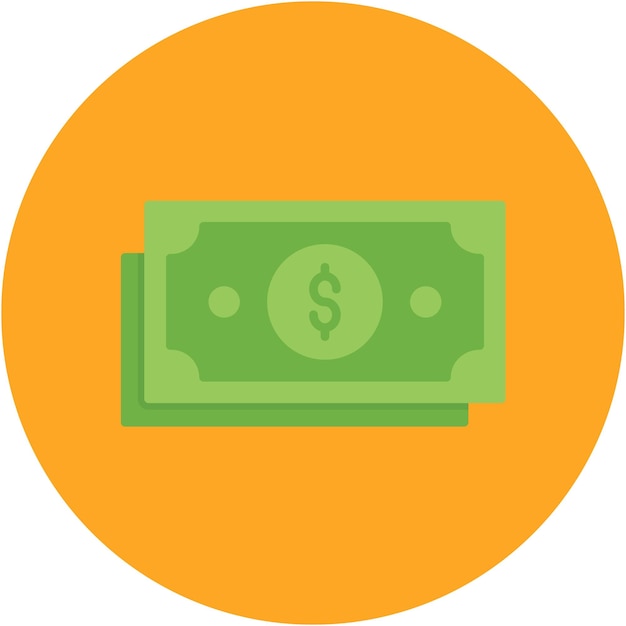 Dollar-Vektor-Illustrationsstil