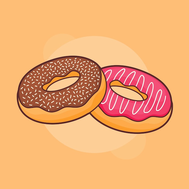 Donut donuts beliebter süßer gebäck-snack