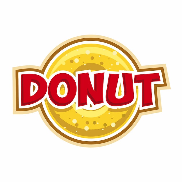 Vektor donut-logo