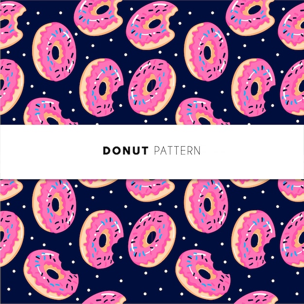 Vektor donut-muster