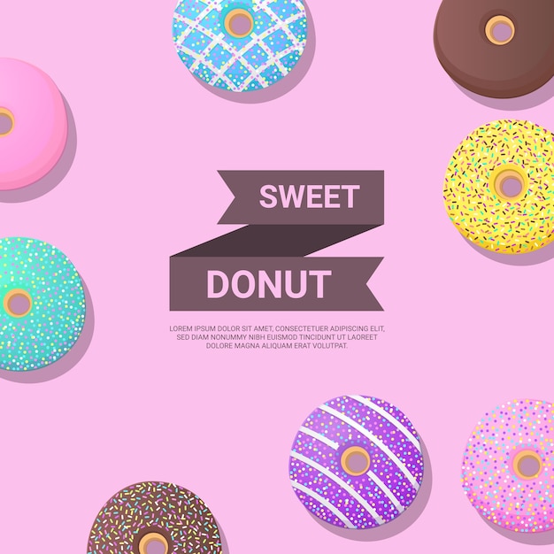 Donuts-Banner-Design-Vorlage