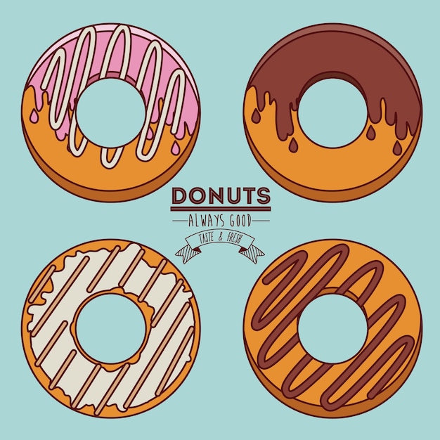 Donuts shop digitales design