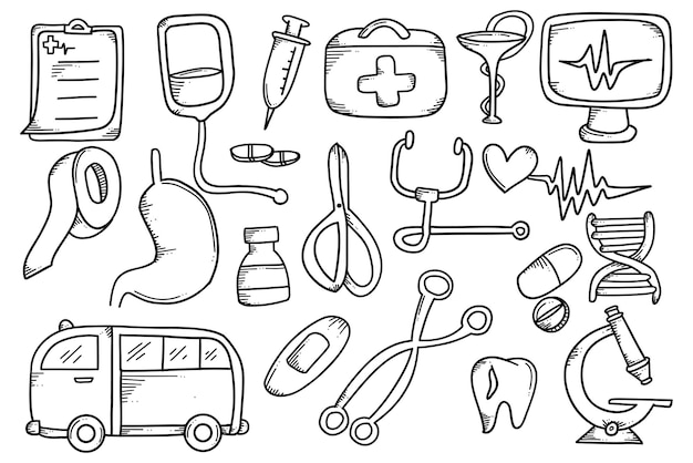 Doodle-Design für medizinische Geräte