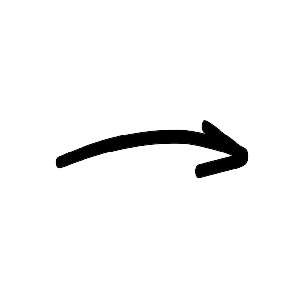 Doodle Formen Pfeile Skizzen Elemente Vektor Cartoon Pfeil handgezeichnetes Symbol