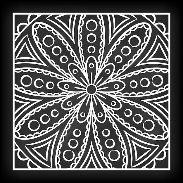 Doodle Mandala Blume