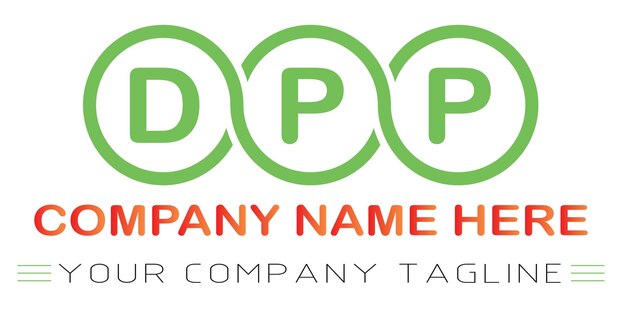 DPP-Buchstaben-Logo-Design