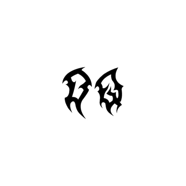DQ-Monogramm-Logo-Design, Buchstabe, Text, Name, Symbol, einfarbig, Logo, Alphabet, Zeichen, einfaches Logo