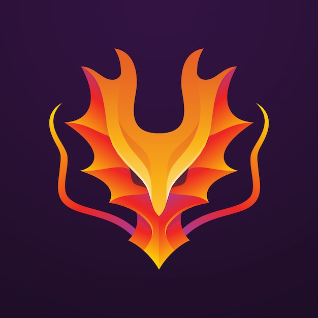 Dragon Face Logo